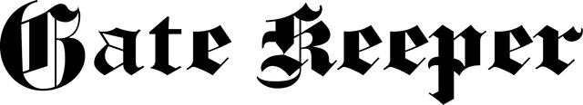 image of logo that says - Gate Keeper